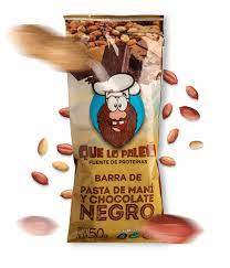 Barras Pasta maní y choco negro-12 un(QUE LO PALEÓ)