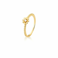 ANEL SOLITARIO FLOR (ZP4393)