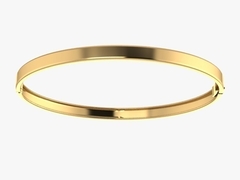 Algema Lisa Reta 4mm - 10k - loja online