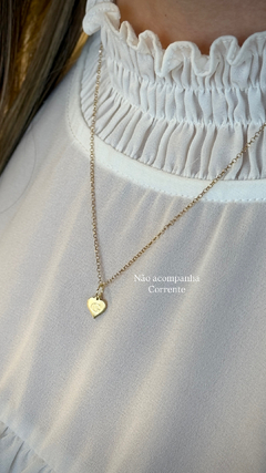 Pingente Coração Personalizável - 18k - loja online