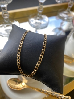 Pulseira Elo Grumet Maciça - 10k na internet