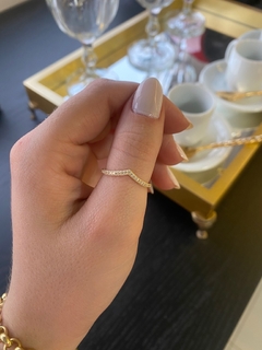 Anel Curve Slim 10k - comprar online