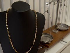 Corrente Elo Oval Desquinado - 10k - comprar online