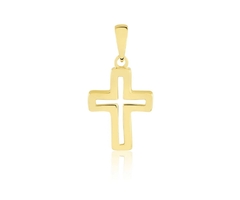 Pingente Cruz Abaulada - 10k