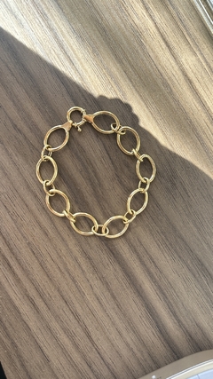 Pulseira Mista Elo Oval - 10k - loja online