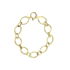Pulseira Mista Elo Oval - 10k na internet
