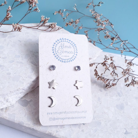 Trio Brinco Ceu | Aço