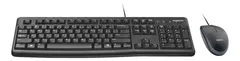 Kit de teclado y mouse Logitech MK120 de color negro - comprar online