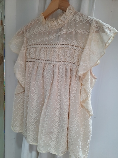 Blusa Pradesh natural - AHAVA CHIC