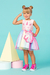 Vestido de Festa Unicórnio Rosa - Málagah