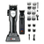 Kit Wmark Profissional NG-2042 Corte + NG-318 Acabamento – Cor Preta, com Base, Bivolt, Display LED, Alta Precisão e Kit Completo