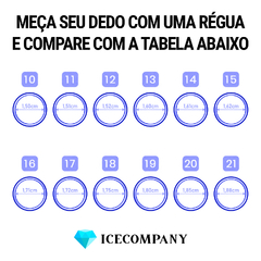 Imagem do Anel Ice Nexus (Cravejado com Zircônia - Ouro)