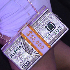 Bolsa Ice Dollar(Cravejada com Zircônia - Edição limitada) - loja online