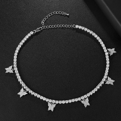 Imagem do Gargatilha Ice Borboleta 4mm (Cravejada com Zircônia - Ajustável)