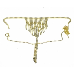 Kit Biquíni Ice Cubic Sensual (Cravejado com Zircônia - Ajustável) na internet