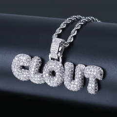 Pingente Ice Clout + Cordão Rope de brinde (Cravejado com Zircônia)