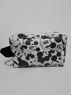 Neceser XL Mickey blanco y negro