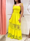 Vestido Longo Verde Lima