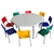 MC-36-Mesa Coletiva Escolar e infantil - Cadeiras em PVC - comprar online
