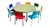 MC-40-MESAS COLETIVAS OITAVADAS COLORIDA - comprar online