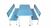 MRI-20 - Conjunto Infantil - Bancos Com Encosto - comprar online