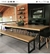 Conjunto de mesa estilo indutrial