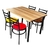 Mesa para refeitório com cadeiras