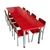 MC-31 - Mesa Coletiva Escolar e Infantil - Tampo Colorido - comprar online
