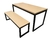 Conjunto de mesa estilo indutrial - Movescin