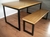 Conjunto de mesa estilo indutrial - comprar online