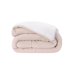 COBERDROM CASAL QUEEN MANTA SHERPA 01 PEÇA - BEGE - comprar online
