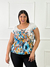 Musculosa Remera Seda Plisada Verano Mujer - Popy Talles Especiales