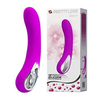 ALSTON – VIBRADOR ESTIMULADOR DE PONTO G RECARREGÁVEL FEITO EM SILICONE ULTRA MACIO COM 12 MODOS DE VIBRAÇÕES – 20 X 3,5 CM