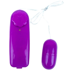 BULLET CÁPSULA VIBRATÓRIA COM VIBRAÇÃO MULTIVELOCIDADE E CONTROLE REMOTO COM FIO - COR - ROXO