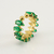 CUBIC anillo verde - comprar online