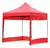 GAZEBO 3X3 TELA 420d 6SA CAÑO NEGRO 47454 ROJO