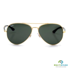 Armação de óculos de sol Rayban metal feminino
