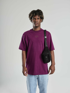 Camiseta Plano C Bordada Vinho - 518475