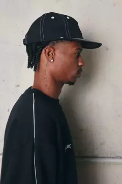 Boné 6-Panel Hat preto Plano C - 519102 - loja online