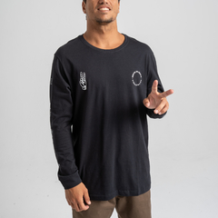 Camiseta Manga Longa South To South Preta - 518136 na internet
