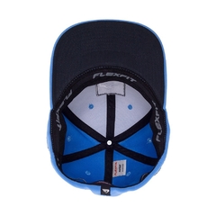 Boné Quiksilver Flexfit Emb Square Azul - 518714 - Style Loja | Skate, surf & streetwear