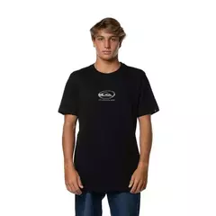 Camiseta Quiksilver MC Chrome Logo Preta - 519103