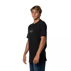 Camiseta Quiksilver MC Chrome Logo Preta - 519103 na internet
