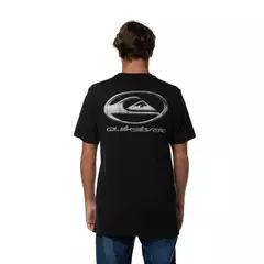 Camiseta Quiksilver MC Chrome Logo Preta - 519103 - comprar online