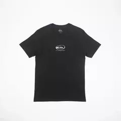 Camiseta Quiksilver MC Chrome Logo Preta - 519103 - Style Loja | Skate, surf & streetwear