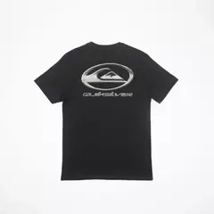 Camiseta Quiksilver MC Chrome Logo Preta - 519103 - loja online