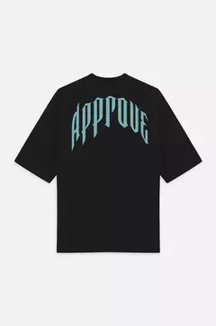 Camiseta Approve Oversized Beyound Lines Preta Azul - 518863 - comprar online