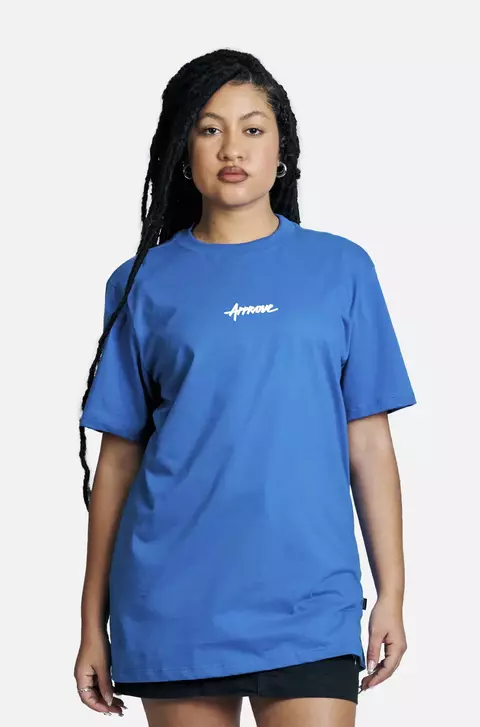 Camiseta Bold Approve Only AP System Azul Royal - 516740