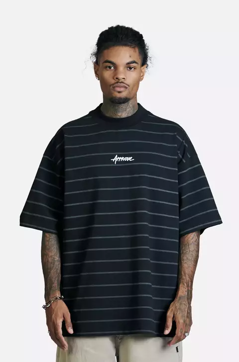 CAMISETA HUGE LISTRA APPROVE FAMILY BEAR PRETA - 518999