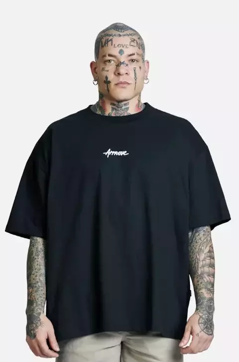 Tênis OUS Fluente PTO Branco Preto Essencial 518989